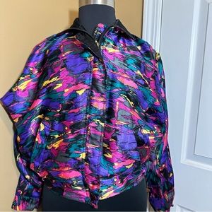 Women's Vintage reversible bomber jacket